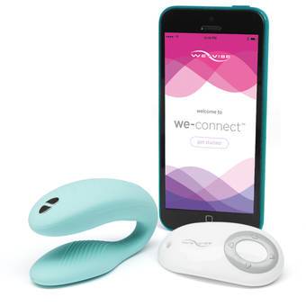 We-Vibe Sync Remote & App Control Adjustable Couple's Vibrator Blue