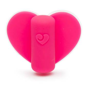 Vibromasseur clitoridien culotte forme coeur Stuck On Love, Lovehoney