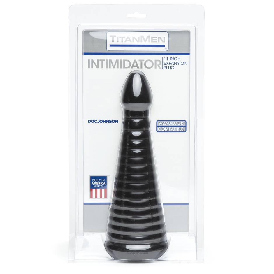 Butt Plug Anal Stretching Ring - Doc Johnson TitanMen Intimidator Anal Plug 10 Inch ...