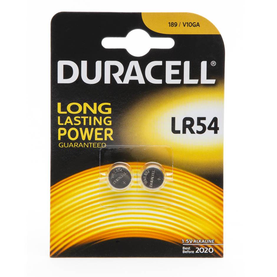 Duracell Alkaline LR54 Batteries (2 Pack) - Lovehoney CA