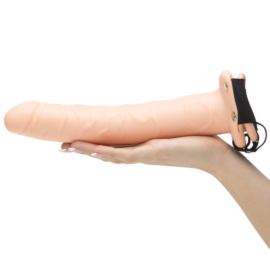 Fetish Fantasy Unisex Hollow Strap On Dildo Penis Extender 10 Inch Reviews Page 1