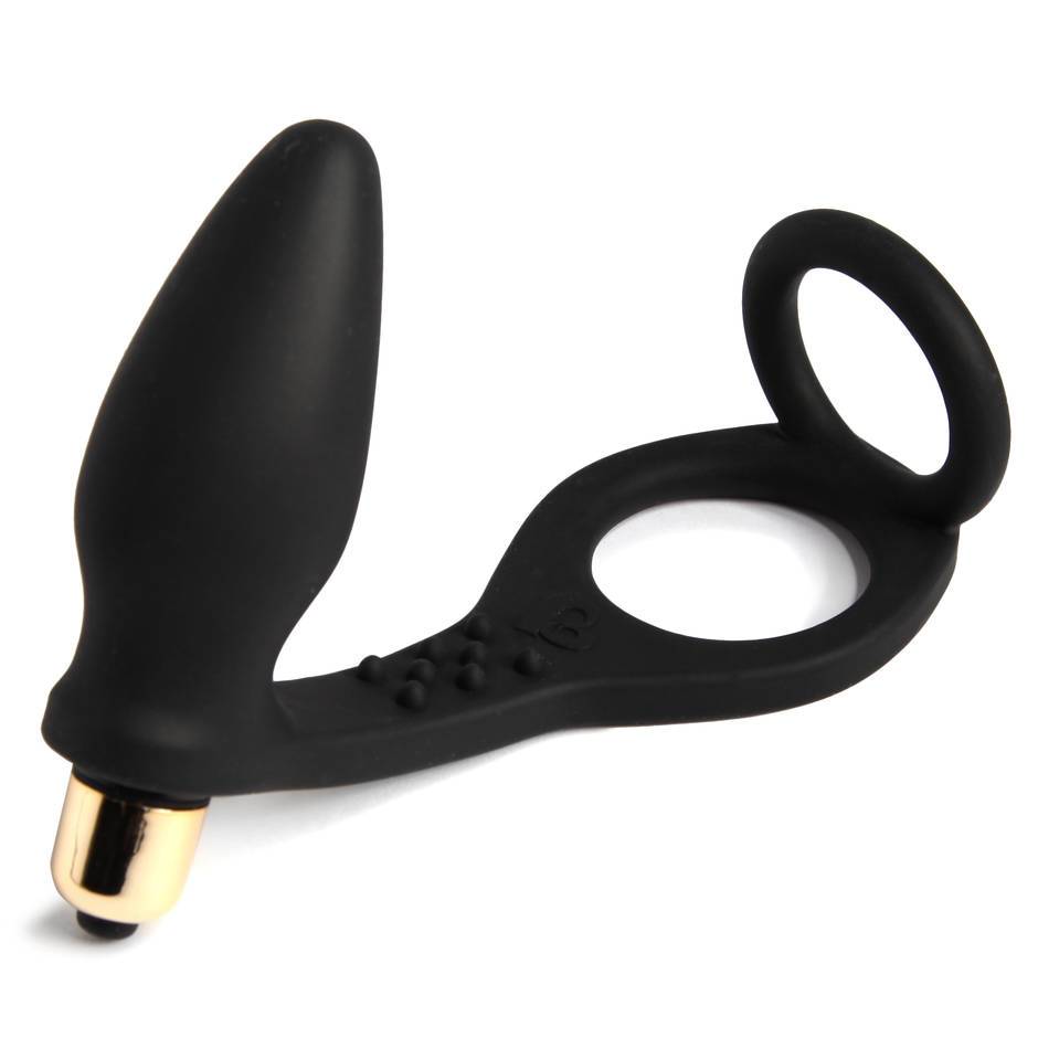 Cock Ring With Plug 53