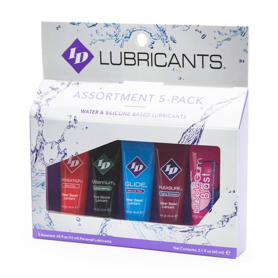 ID Lubricants Assorted Travel Pack (5 x 12ml) Lovehoney UK