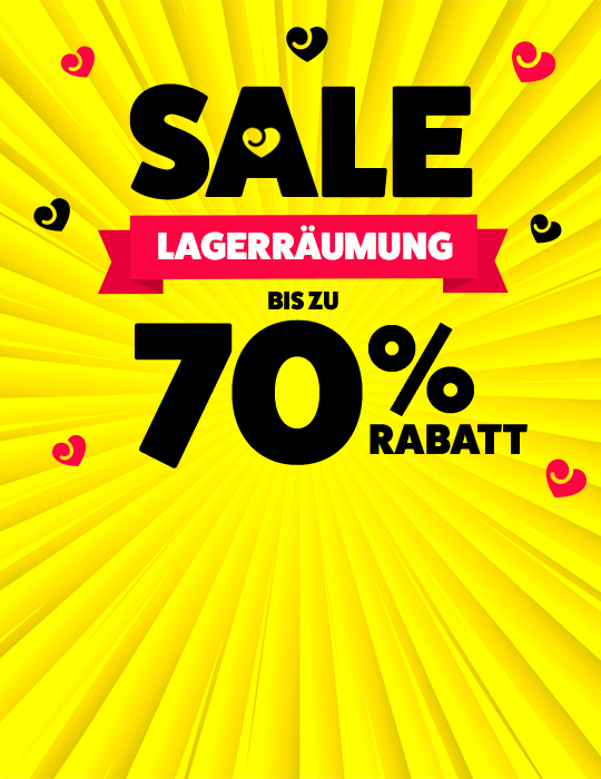 70% Lagerräumung