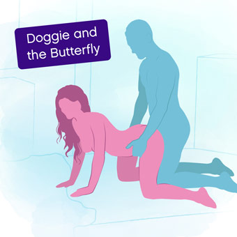 Position of the week: Doggie and the Butterfly